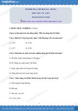 Đề kiểm tra 1 tiết Văn 9 - Đề số 5